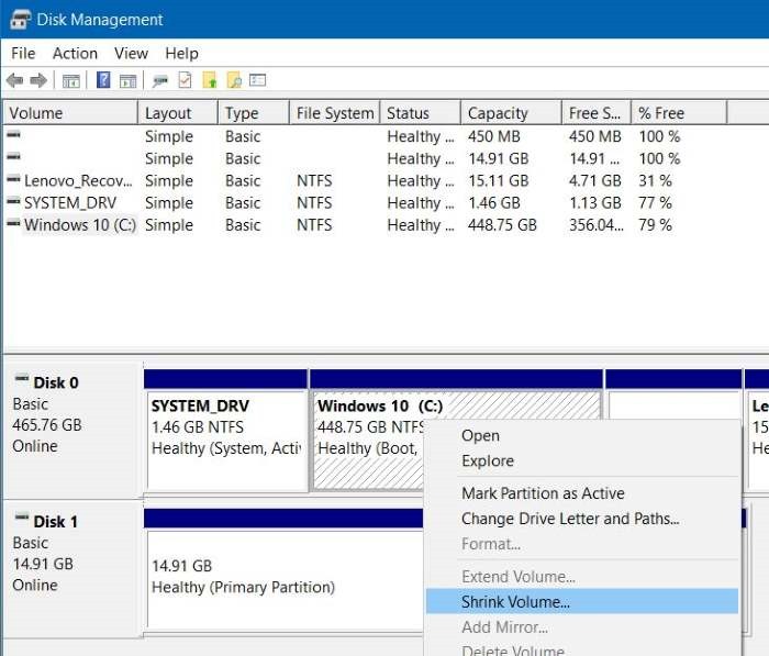 Cara Membagi atau Membuat Partisi HDD / SSD di Windows 10